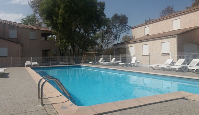 Gite Ardèche Sud with swimming pool, tennis, playground