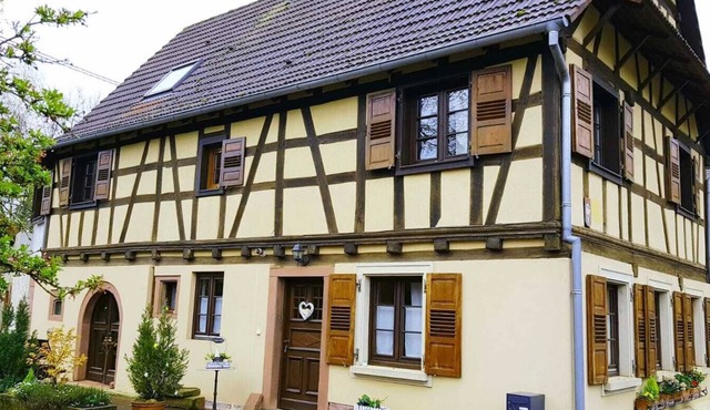 GITE AU PETIT RUISSEAU-4 PERS ETAGE-COMBLES DS BELLE MAISON ALSAC.4nuitées mini