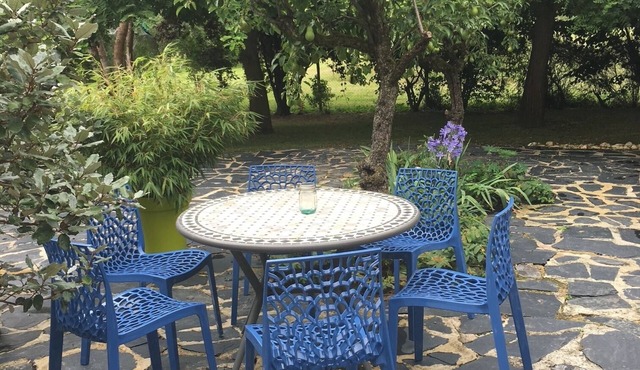 Gite bleu l'Iris avec piscine chauffée