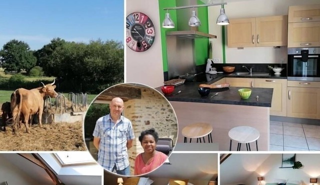 Gite Cossé-le-Vivien, 3 bedrooms, 6 persons