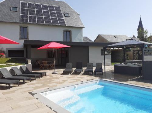 GITE DE L'AUTAN - Villa 8 pers-4 salles de bain indépendantes, piscine chauffée et Spa