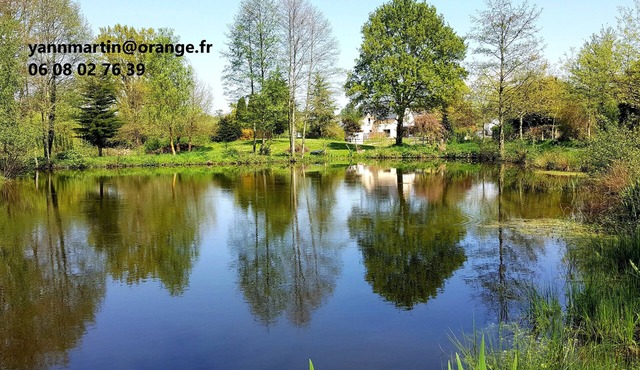 GITE DE L'ETANG, 6 bedrooms, private heated swimming pool, private park, fishing pond