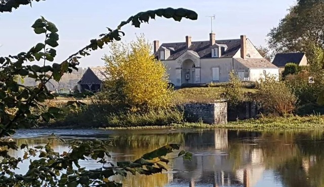 Gite de la Salamandre aan de rivier de Cher vlakbij Zoo de Beauval