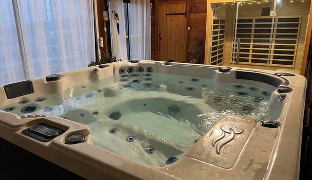 Gîte Domaine Bayard with swimming pool or wellness area (spa and sauna)
