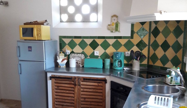 GITE ENTIRELY RESTORED AT LANCIENNE IN SMALL PROVENCAL VILLAGE