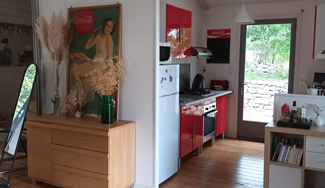 Gite entre pierre et bois