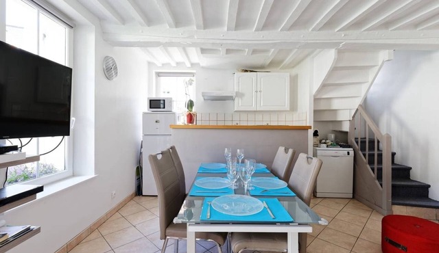 Gite Etretat center with garden and parking