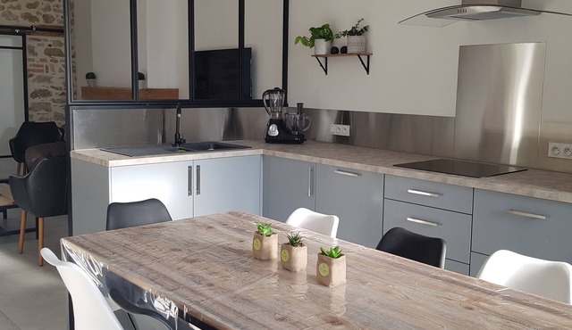 Gite for 6 to 8 people, all renovated with Jacuzzi, 20 minutes from puy du fou