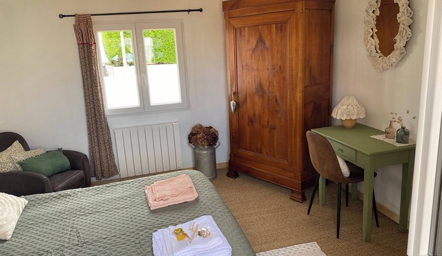 Gite Dans une Villa ,quartier Calme à 500 m de la Plage Boisvinet