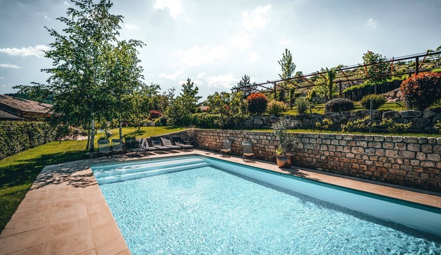 gite/house ardéchoise of character with swimming pool