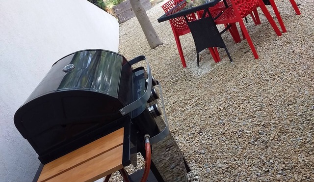 Gîte in the Aix countryside, 5 minutes from La Barben zoo, pets welcome