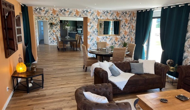 GITE" LA CHEVRE" 5 rooms for 6 to 14 people.