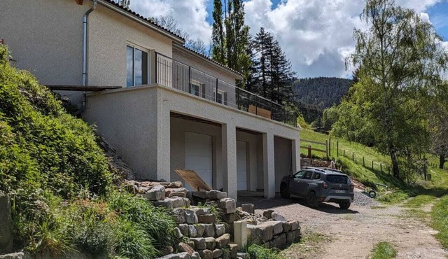 Gite le Bérieux, for 6 people Parc du Pilat 3 bedrooms 1 bathroom