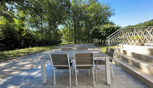 Gîte "les oliviers" exceptional setting in the heart of olive trees and the forest.