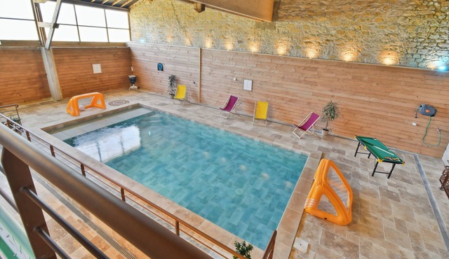 Gite Petit Talma, Indoor swimming pool in the heart of nature