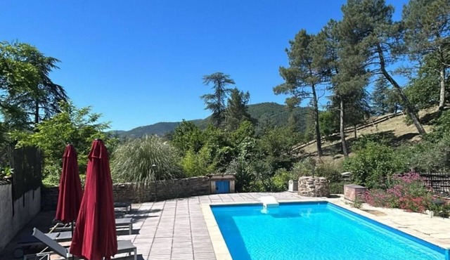 Gîte Pigne de Pin 5 people with swimming pool in a former silkworm