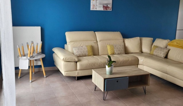 Gite Plain feet 2/6Pers 3 * private parking.Prox SEA. ANCV/WIFI