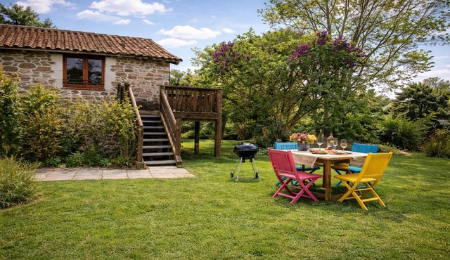 Gite Rouchechouart heated swimming pool 1of3 Tranquille Vienne Gites in Charente