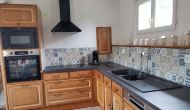 Gite with beautiful, secure exterior.