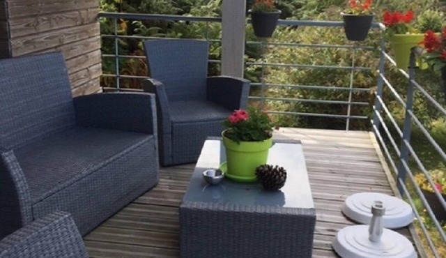 Gite with garden, panoramic sea view and wifi fibre