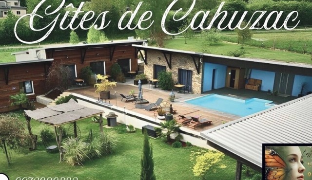 GÎTES 23M2 with terrace, heated pool, SPA and sauna