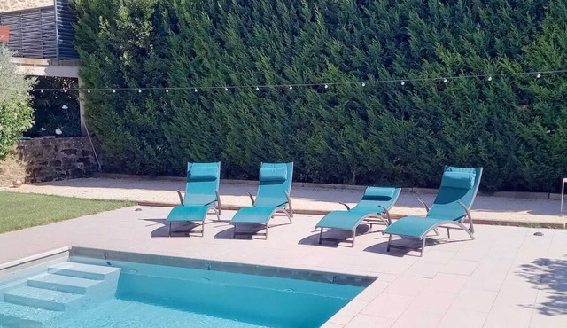 Gites du Mas Moon with swimming pool and sauna