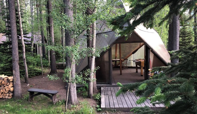 Glacier National Park, family cabin. Southern border off US Highway 2