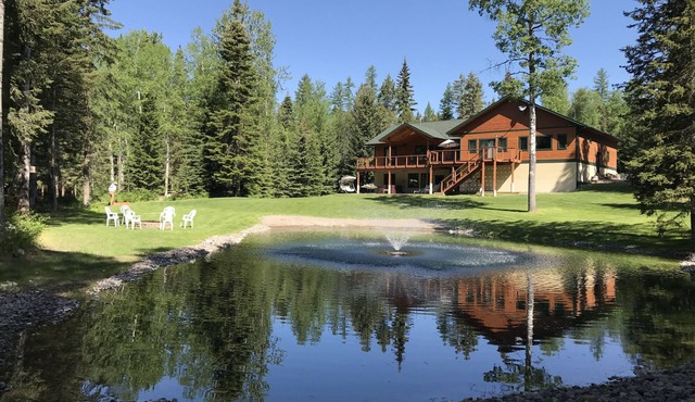 Glacier Tamarack Tranquility Grand Home and Serene Home located on 7 acres