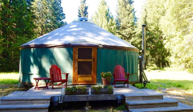 Glamp in our beautiful North Idaho Yurt