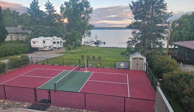 Glamp In Pickleball and Efoiling Paradise on Flathead Lake
