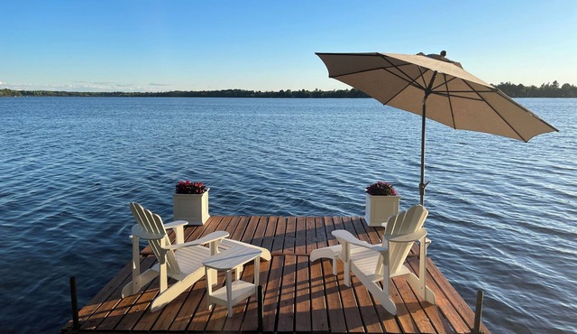 Glamping anyone? Enjoy picturesque sunsets from your own water’s edge deck!
