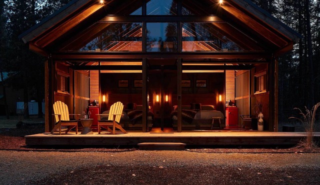 Glamping Hut on The Bitterroot River