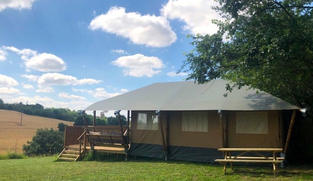 Glamping Lodge Monet | Domaine du Cammazet | Pool| Comfort | Nature