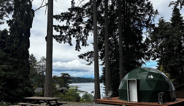 Glamping near Tolmie State Park