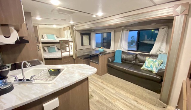 Glamping on the Bay with fishing dock