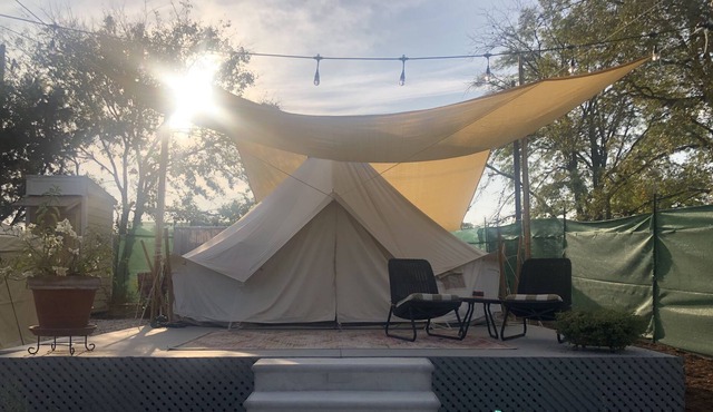 Glamping on the Frio River