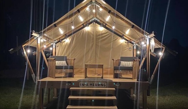 Glamping Resort Tent on a Honey Farm