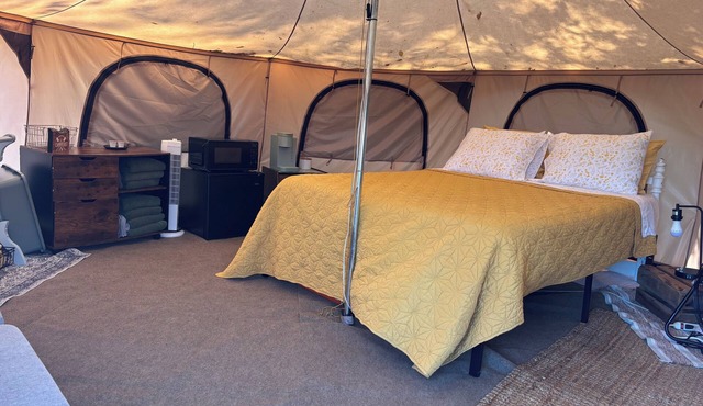 Glamping Tent at Noble Pine Campground