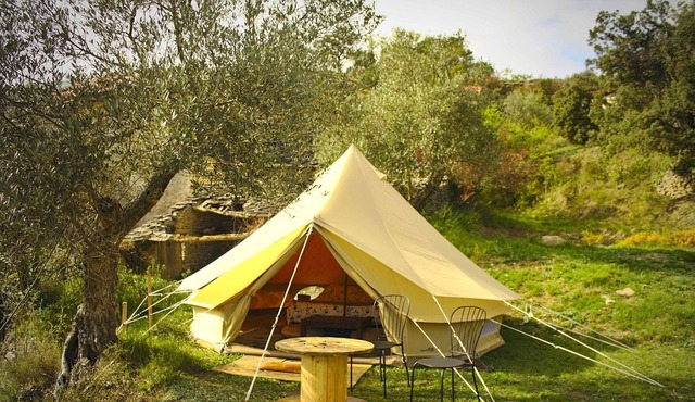 Glamping tent in nature, Congost de Montrebei