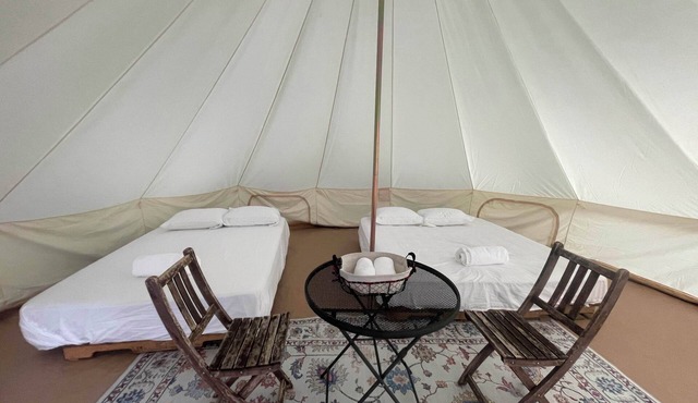 Glamping Tipi in the Redwood Forest