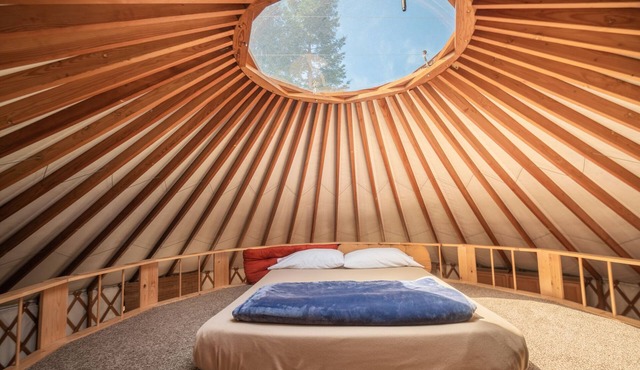 Glamping Yurt at the Strawhouse