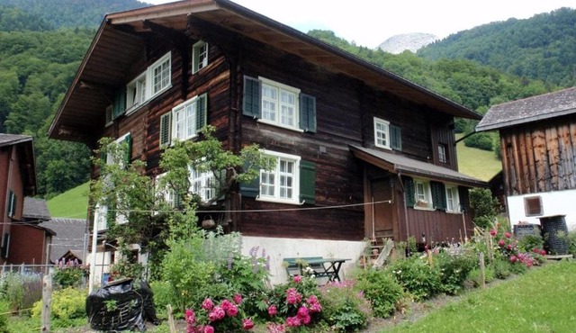 Glarnerhüüsli - Chalet with private garden in Luchsingen