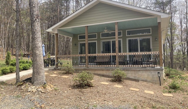 Glasshouse in the Woods. Five acres of wooded privacy and wildlife.