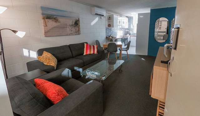 Glenelg two-bedroom apartment. Recently renovated.