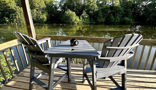 Glenwood Glamping Vacations at this Charming Covered Wagon Rental in Iowa