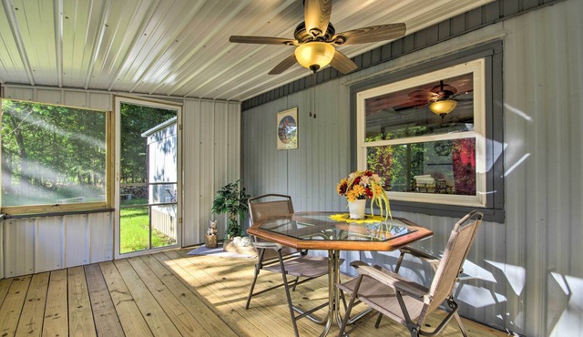 Goats On-Site! Unique Creekside Escape in Ozarks