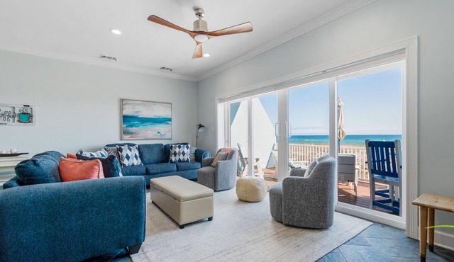 Goin' Coastal-Gulf Front Home with Private Beach Crossover