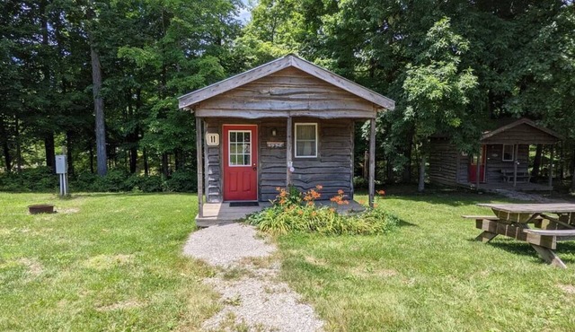 "Goins" Camping Cabin #11 | Pet Friendly