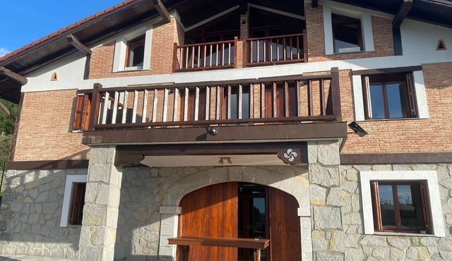 Goitisolo farmhouse, in the heart of the Urdaibai biosphere reserve.