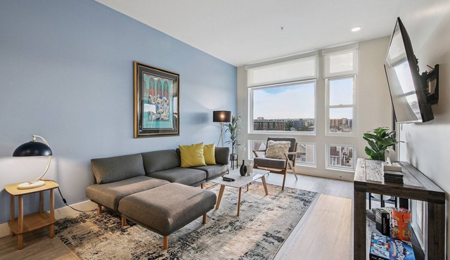 Golden Hour | 1BR LoHi Loft | Garage + Balcony | Dog-Friendly